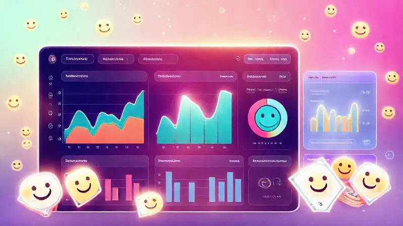 Un panel de control digital brillante y moderno