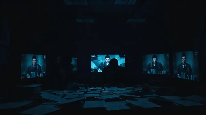 Un ambiente corporativo oscuro y sospechoso