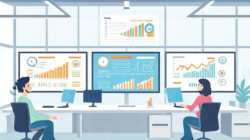 Oficina moderna, digital y exitosa