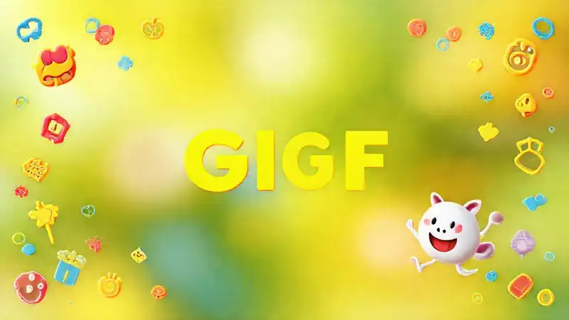 Animación GIF vibrante y dinámica para branding