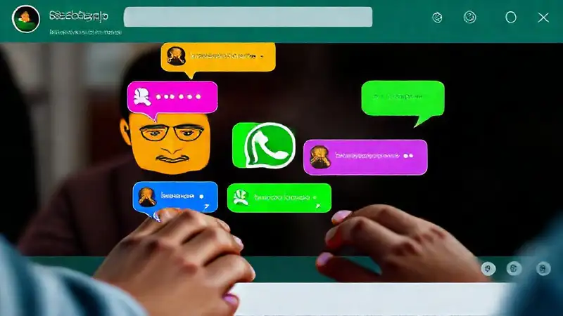 Captura de pantalla de chat WhatsApp intenso