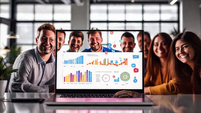 Marketing digital: equipo diverso y creativo