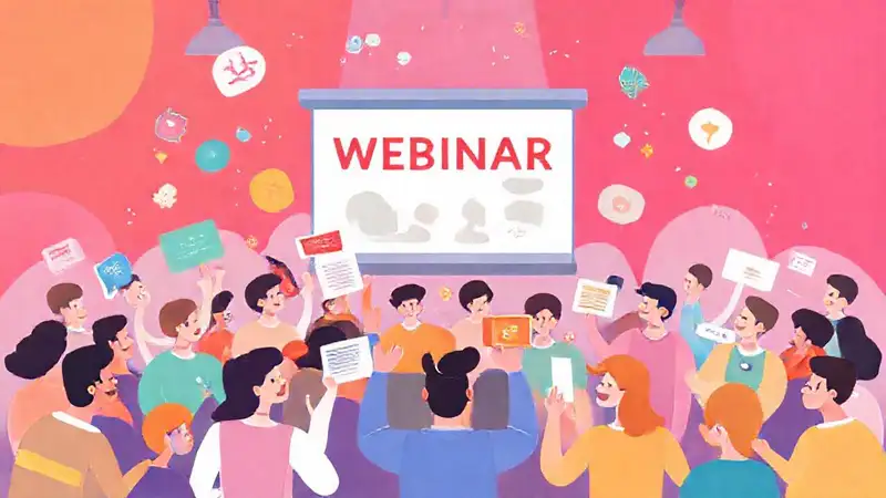 Webinar dinámico cautiva con diseño moderno