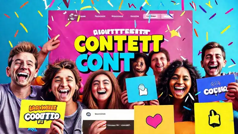 Redes sociales vibrantes y atractivas celebran