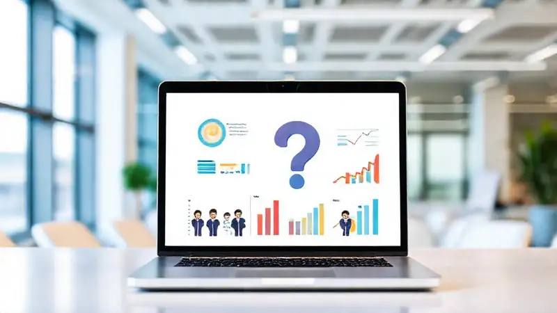 Oficina moderna presenta datos y éxito