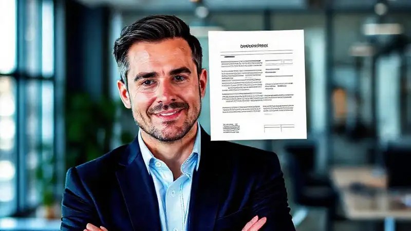 Influencer profesional en oficina moderna