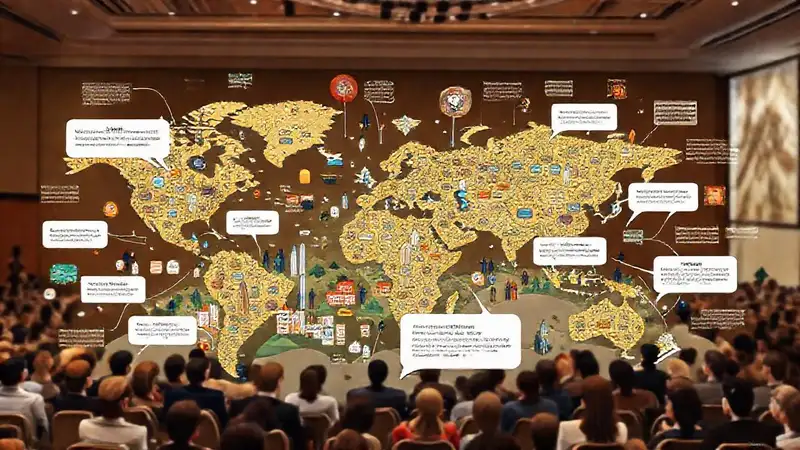 Infografía visual explora diversidad global local