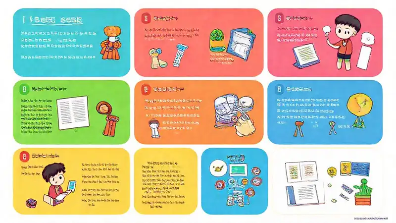 Aprendizaje visual atractivo y colorido