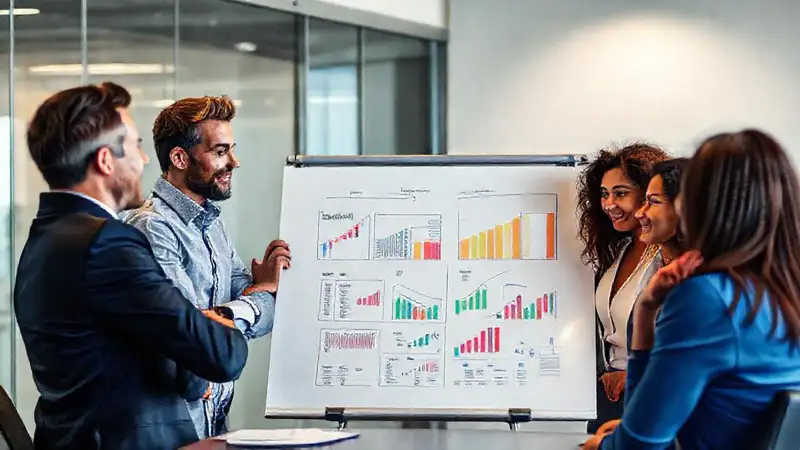 Reunión corporativa: estrategia