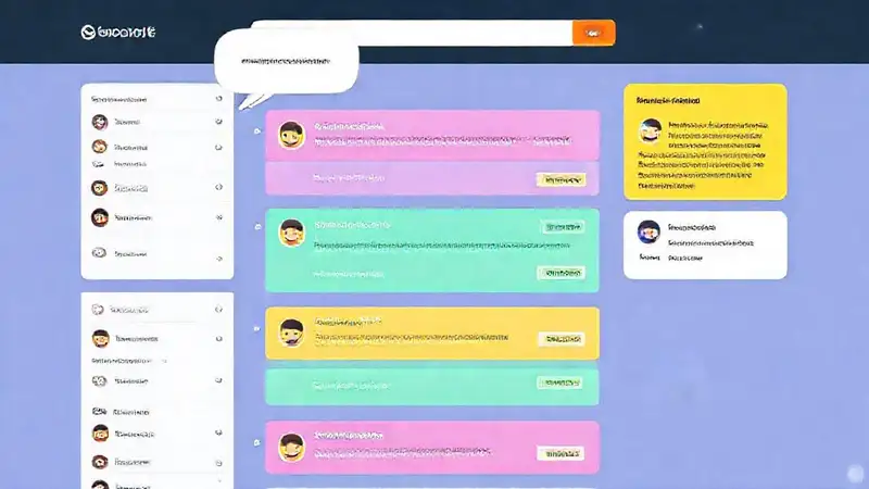 Un foro digital atractivo y alegre