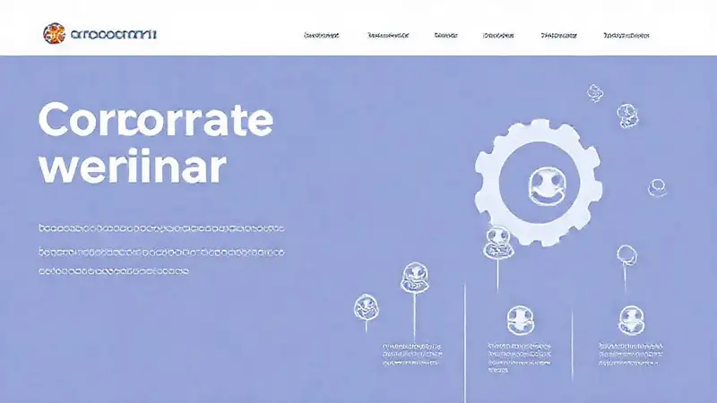 Webinar corporativo: diseño claro y exitoso