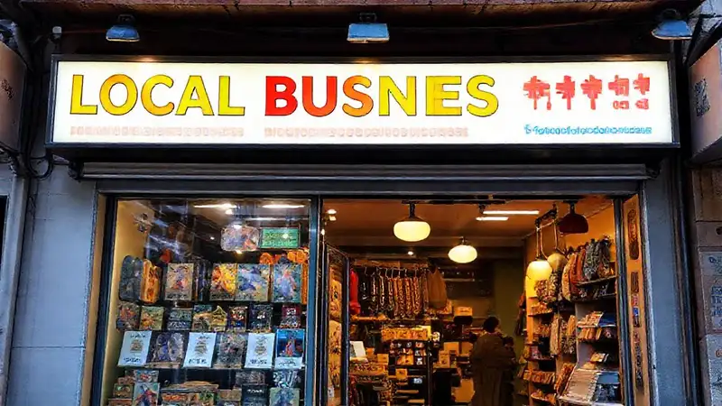 Negocio local: atractivo, diverso y moderno
