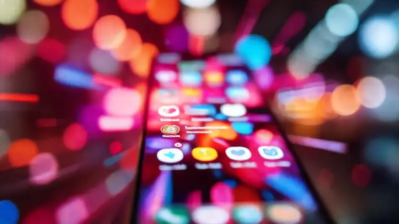 Una pantalla brillante