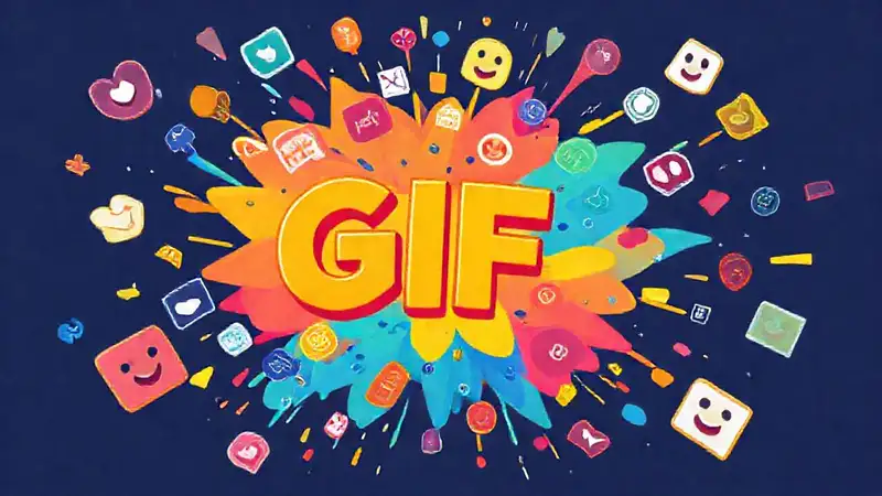 GIF animado: diseño vibrante y llamativo