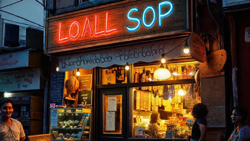 La tienda local irradia calidez y conexión