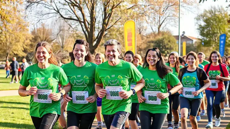 Carrera benéfica: comunidad, alegría y voluntariado