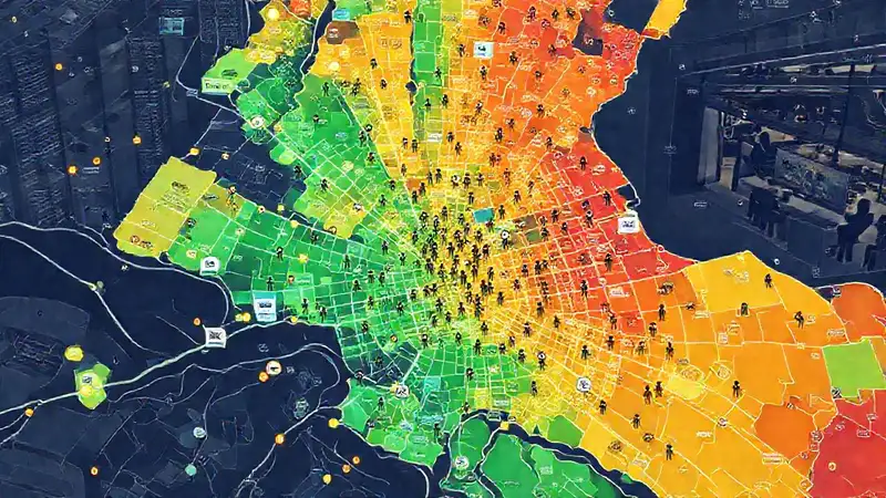 Mapas urbanos muestran publicidad dirigida