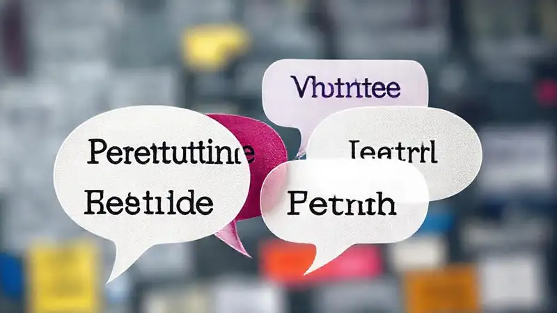 Textos abstractos vibrantes evocan inteligencia dinámica