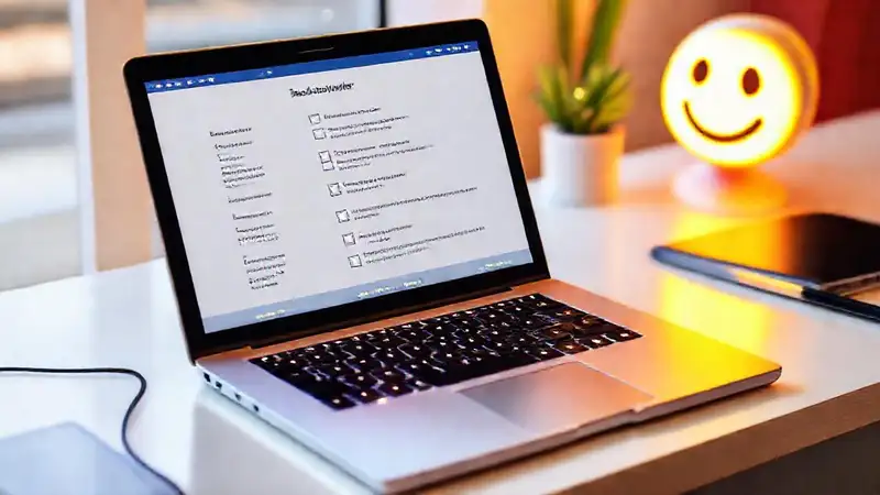 Una laptop moderna ofrece un trabajo digital feliz