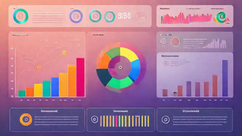 Visualizaciones de datos coloridas e informativas