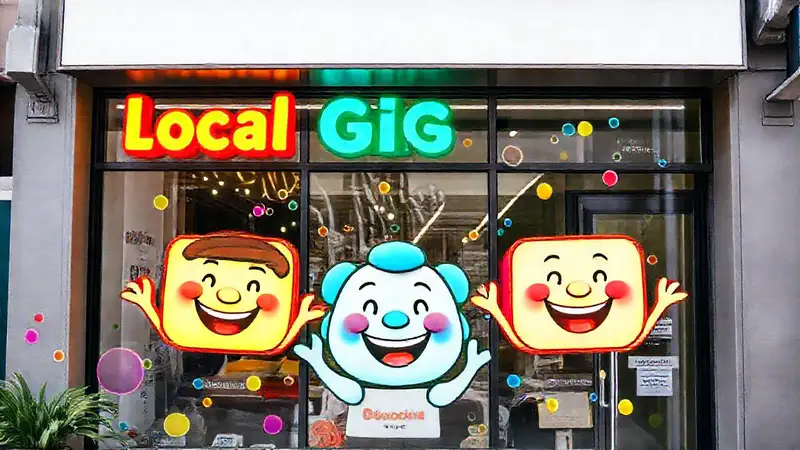 Un negocio local transmite alegría y dinamismo