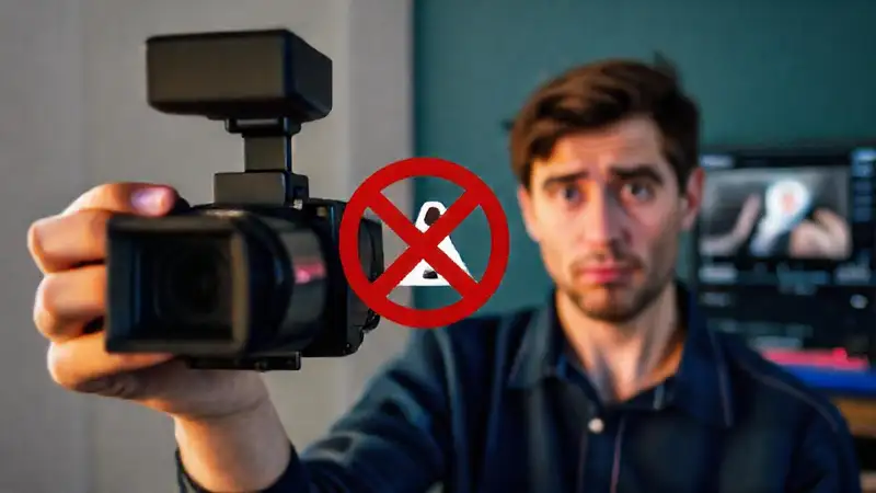 Grabación de video problemática con errores