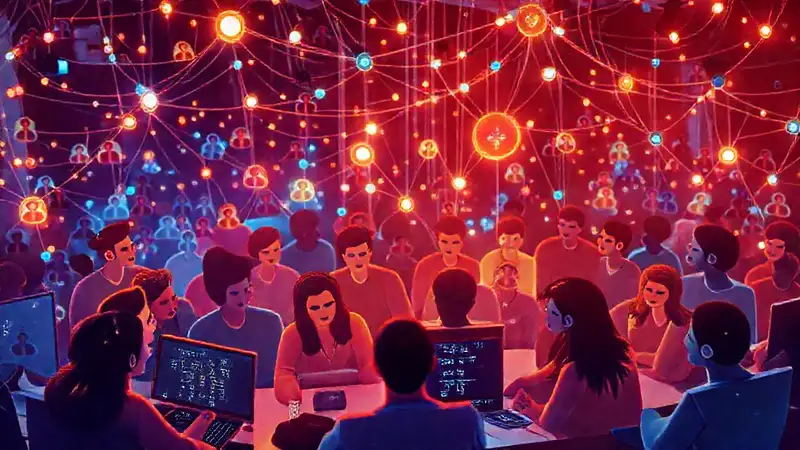 Una comunidad digital brillante y conectada