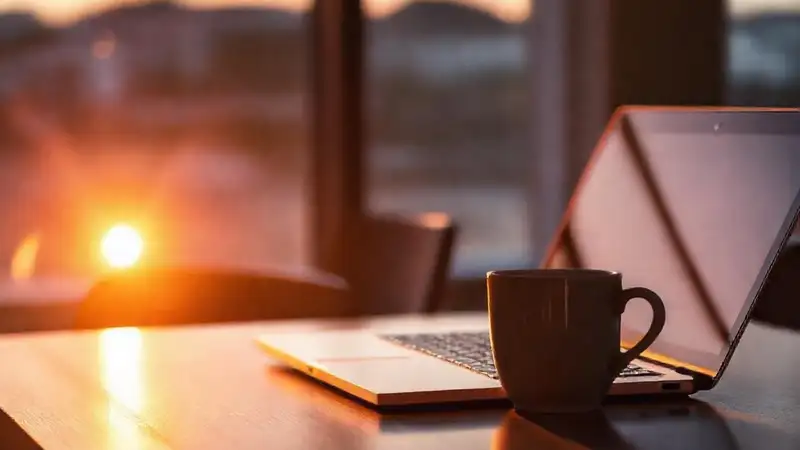La hora dorada inspira trabajo concentrado