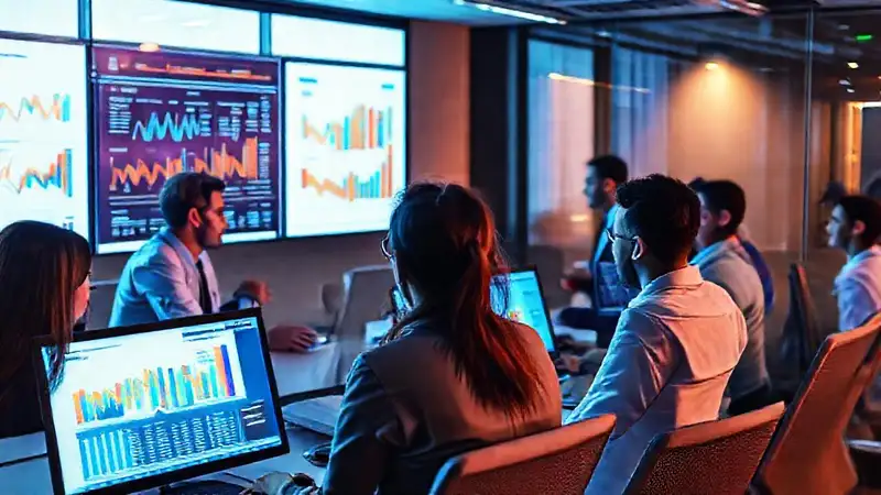 Profesionales colaboran en un espacio moderno