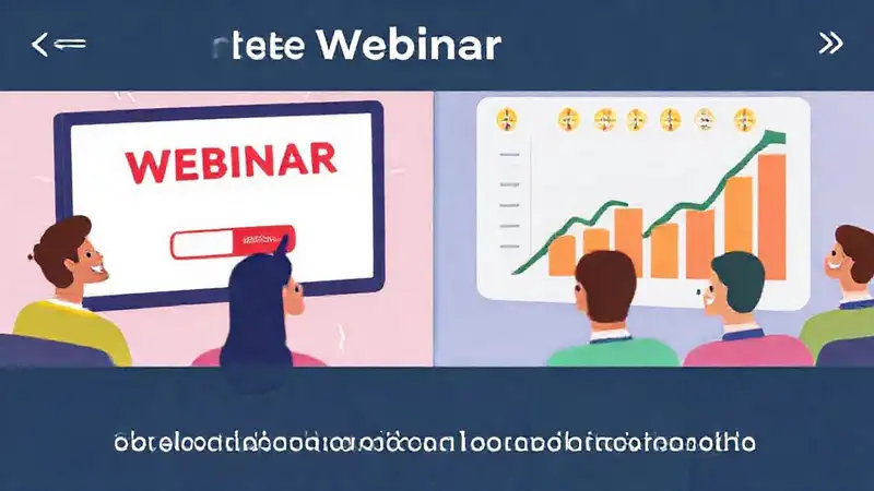 Webinar animado invita a registrarse felizmente