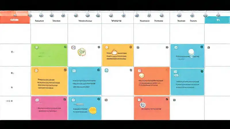 Un calendario visualmente atractivo inspira creatividad
