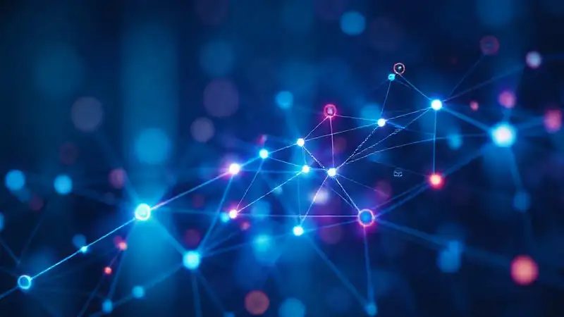 Redes dinámicas, colores vibrantes y diseño moderno