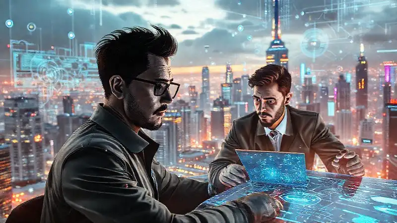 Ciudad futurista planifica un futuro incierto