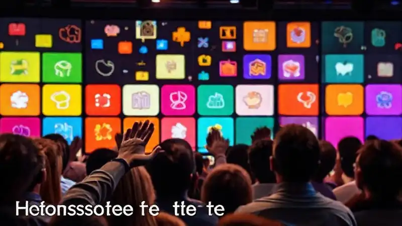 Pantalla dinámica atrae con iconos vibrantes