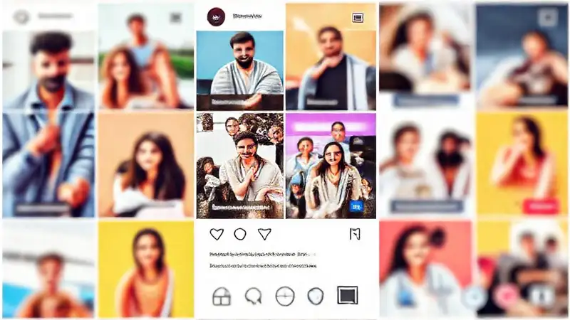 Mockup de Instagram atractivo y dinámico