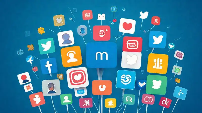 Marketing digital crea redes vibrantes y modernas