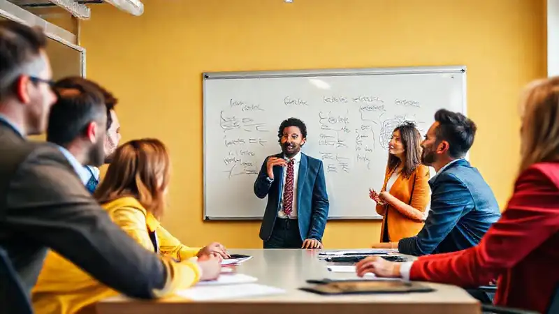 El equipo diverso resolvió problemas colaborativamente
