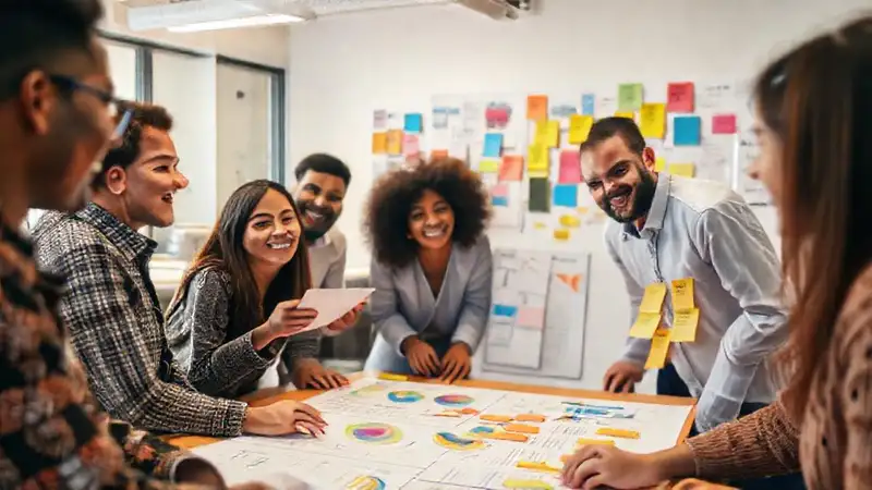 La colaboración creativa genera ideas brillantes