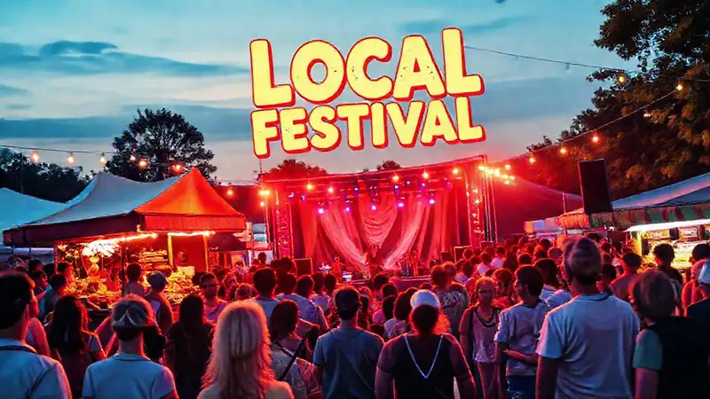 Festival local: alegría
