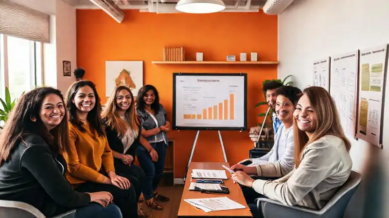 Equipo motivado logra éxito con entusiasmo