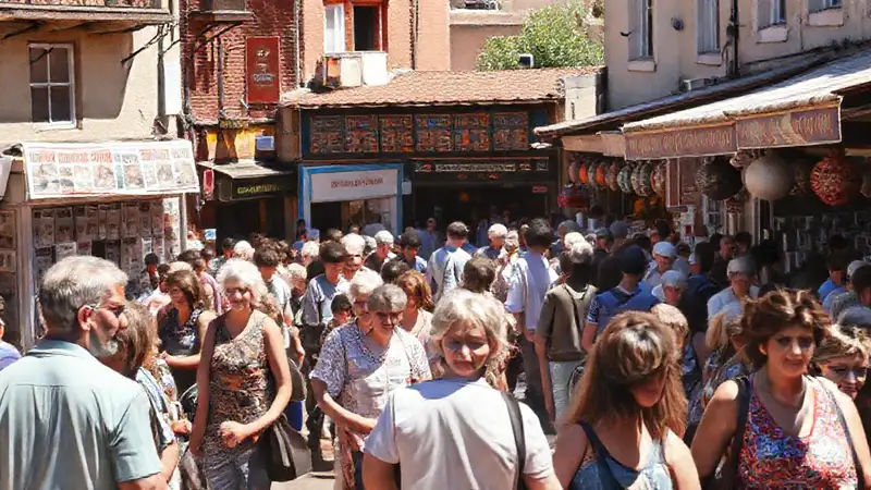 Plaza vibrante