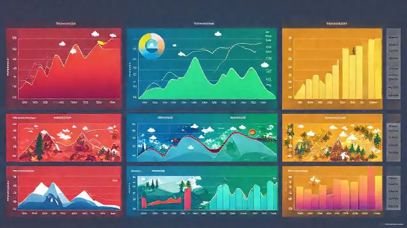 Gráficos de temporada vibrantes y dinámicos
