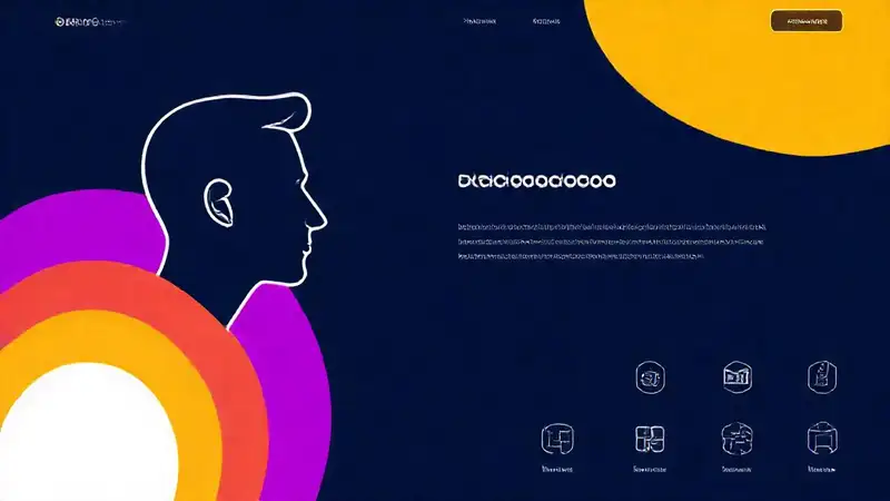Diseño digital minimalista y colorido