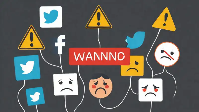 Redes sociales: advertencia
