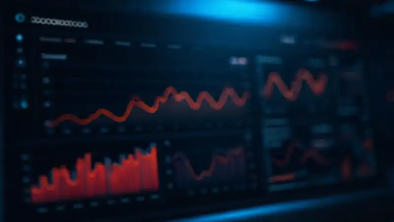 Un panel de datos oscuro revela información clave