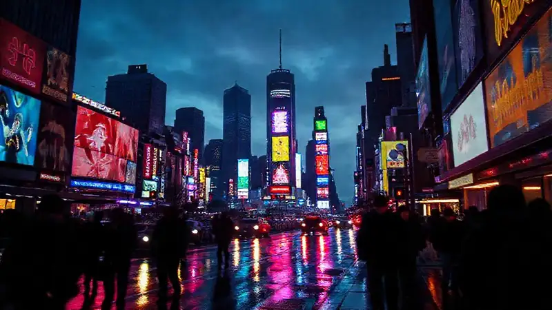 La ciudad se ilumina con neón oscuro