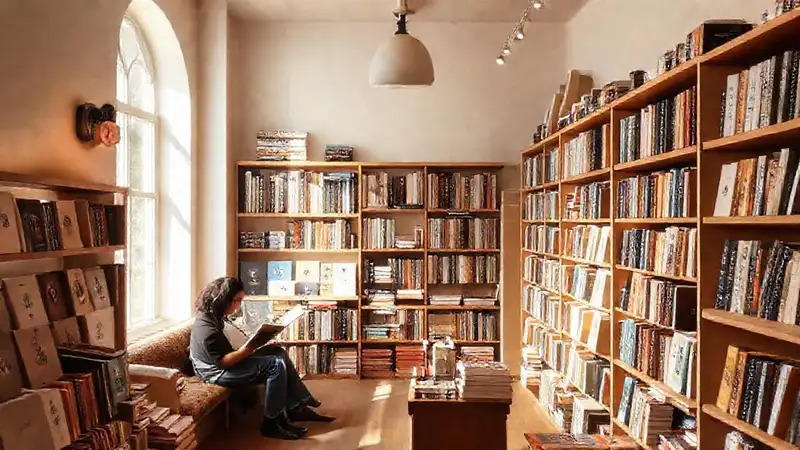 Una librería acogedora y luminosa invita a leer