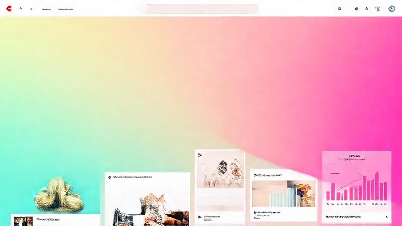 Pinterest minimalista y colorido es digital