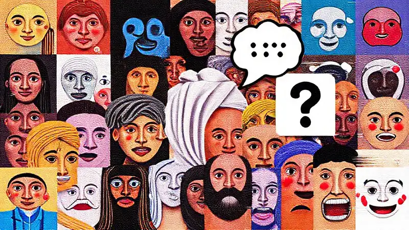Collage digital cuestiona la cultura global