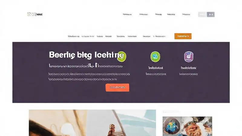 Un blog atractivo y moderno visualmente